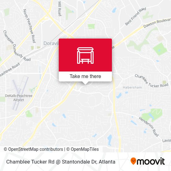 Mapa de Chamblee Tucker Rd @ Stantondale Dr