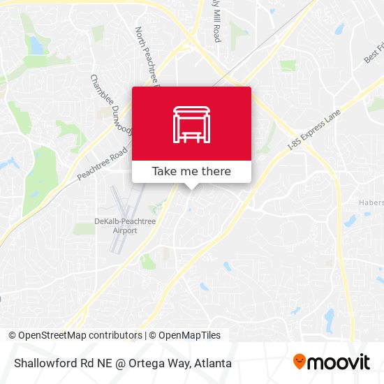 Shallowford Rd NE @ Ortega Way map