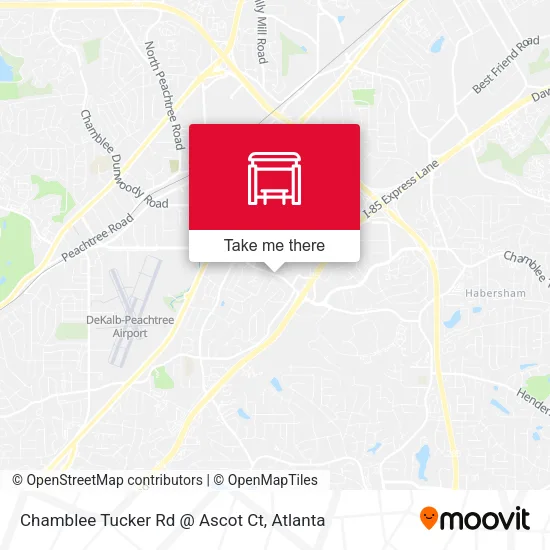 Chamblee Tucker Rd @ Ascot Ct map