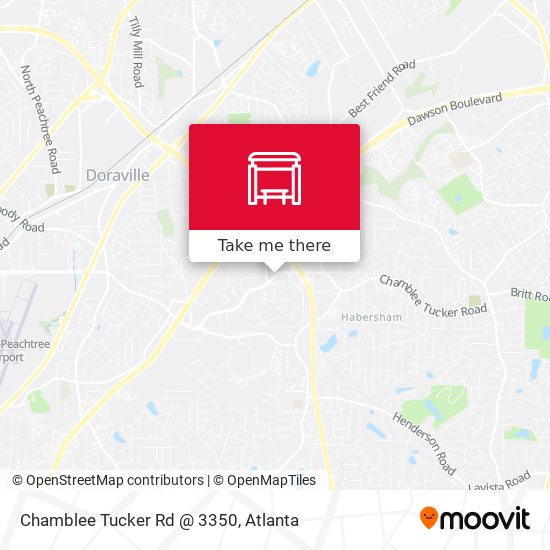 Chamblee Tucker Rd @ 3350 map