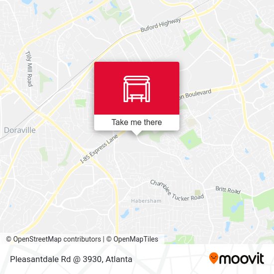 Mapa de Pleasantdale Rd @ 3930