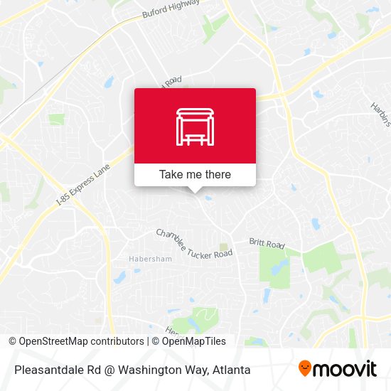 Pleasantdale Rd @ Washington Way map