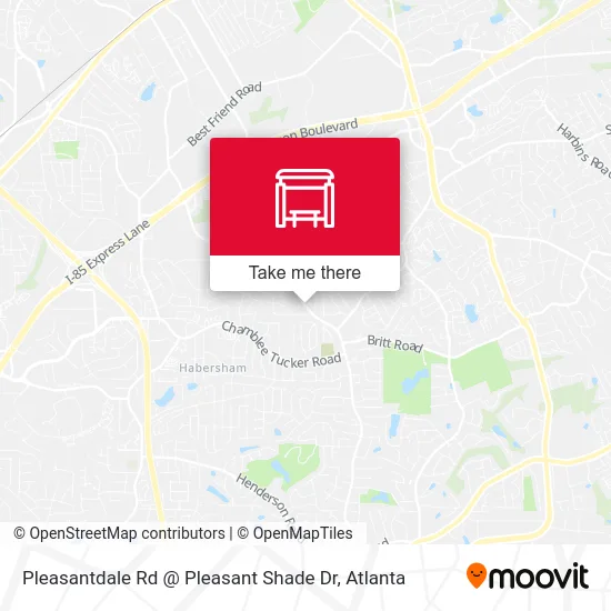 Pleasantdale Rd @ Pleasant Shade Dr map
