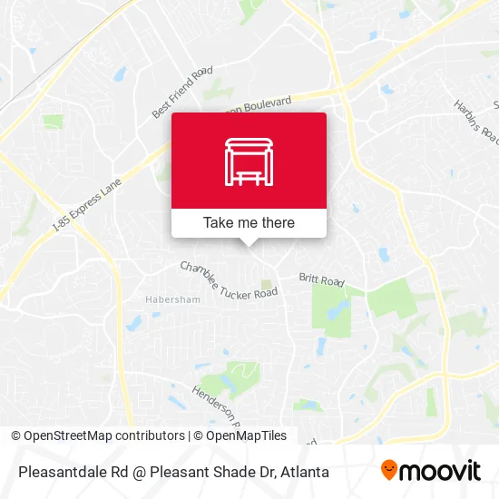 Pleasantdale Rd @ Pleasant Shade Dr map