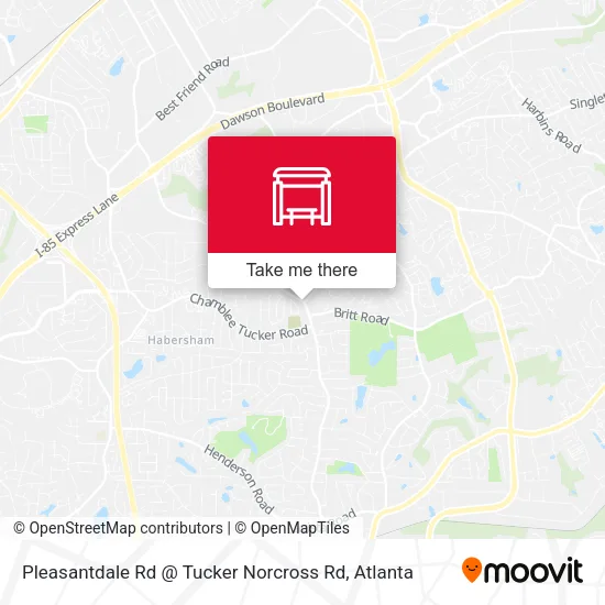 Pleasantdale Rd @ Tucker Norcross Rd map