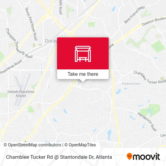 Chamblee Tucker Rd @ Stantondale Dr map