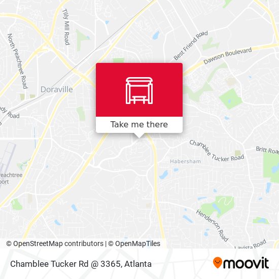 Chamblee Tucker Rd @ 3365 map