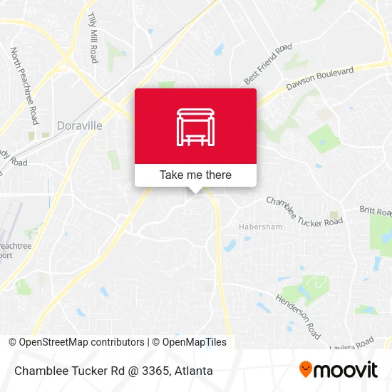 Chamblee Tucker Rd @ 3365 map