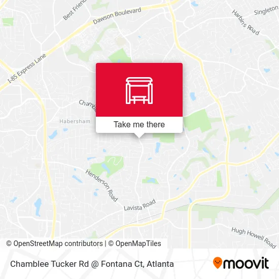 Chamblee Tucker Rd @ Fontana Ct map