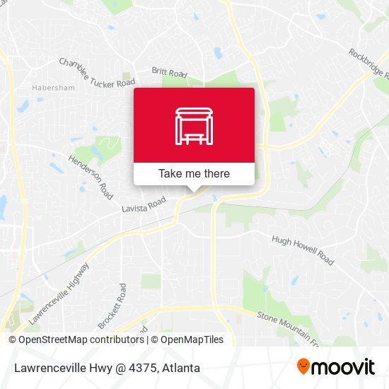 Mapa de Lawrenceville Hwy @ 4375