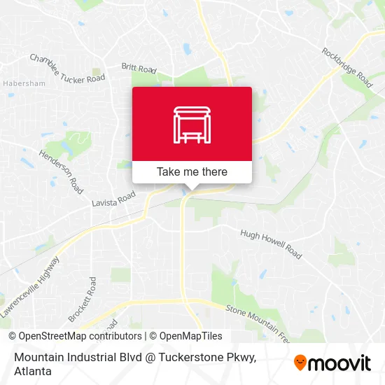 Mountain Industrial Blvd @ Tuckerstone Pkwy map