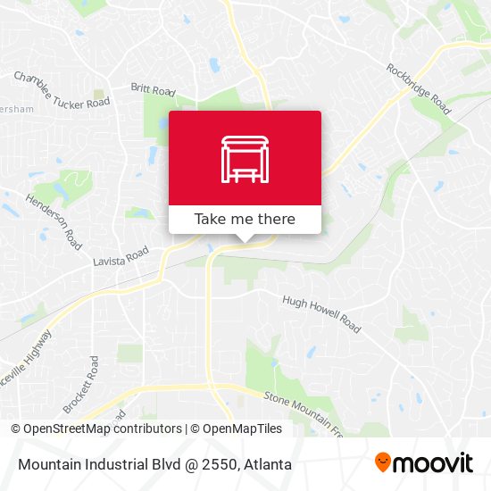 Mountain Industrial Blvd @ 2550 map