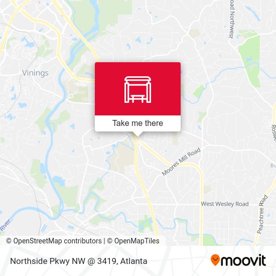 Northside Pkwy NW @ 3419 map