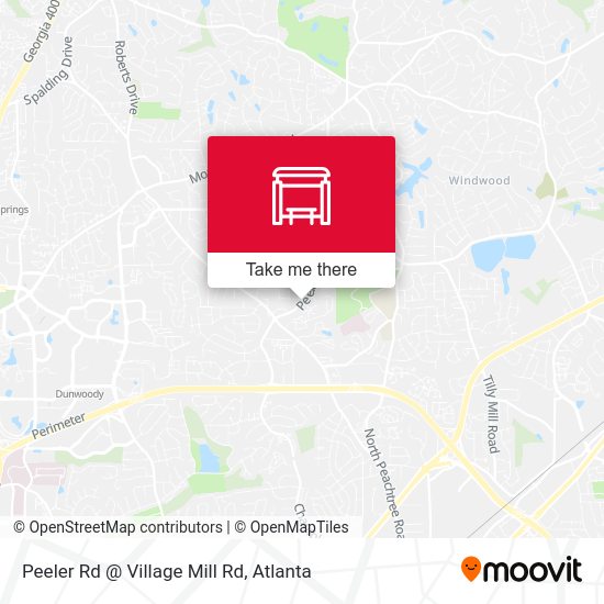 Peeler Rd @ Village Mill Rd map