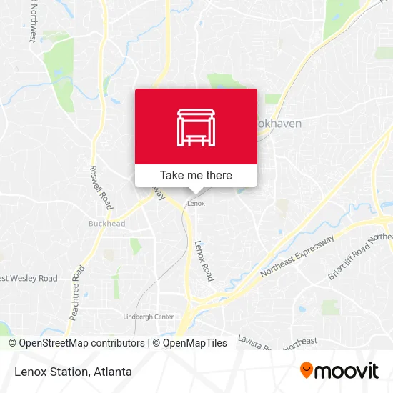 Mapa de Lenox Station