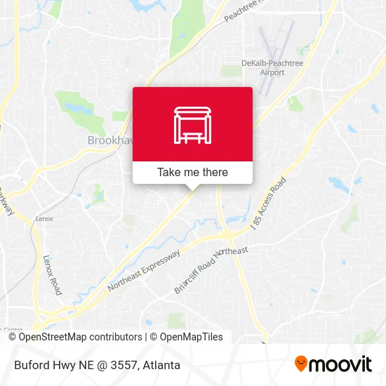 Buford Hwy NE @ 3557 map