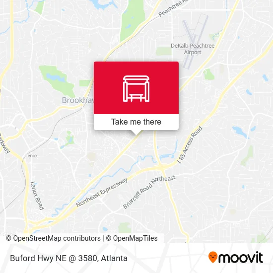 Buford Hwy NE @ 3580 map