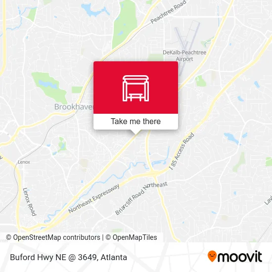 Buford Hwy NE @ 3649 map