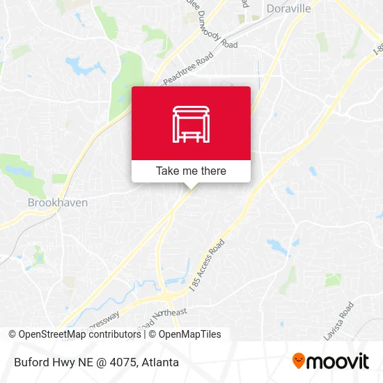 Buford Hwy NE @ 4075 map