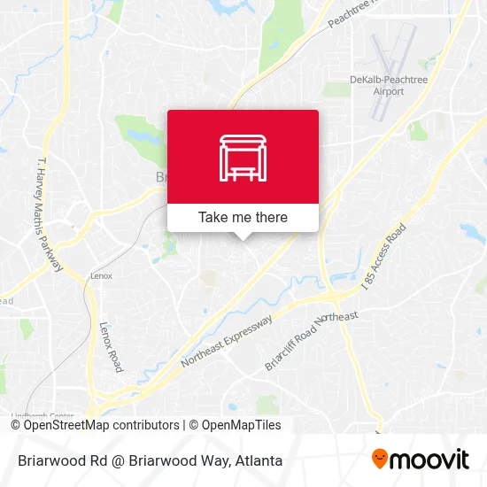 Briarwood Rd @ Briarwood Way map
