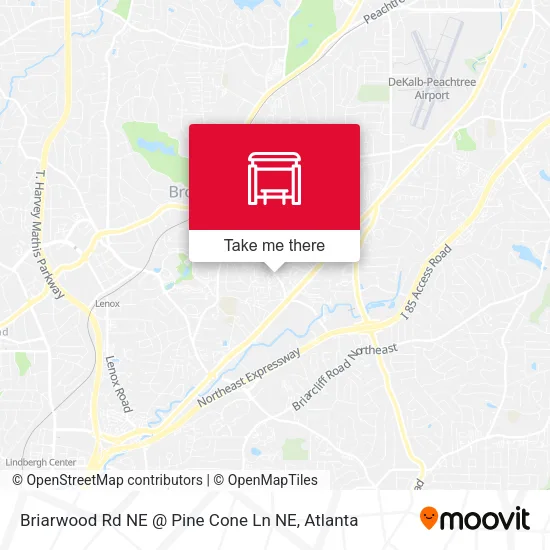 Briarwood Rd NE @ Pine Cone Ln NE map