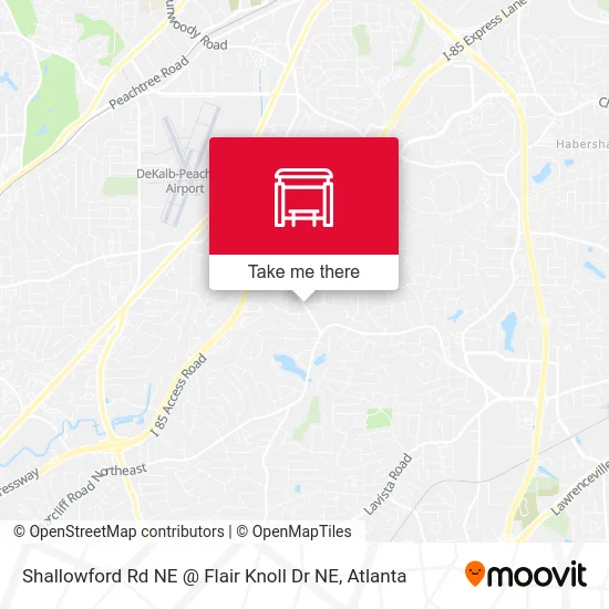 Shallowford Rd NE @ Flair Knoll Dr NE map