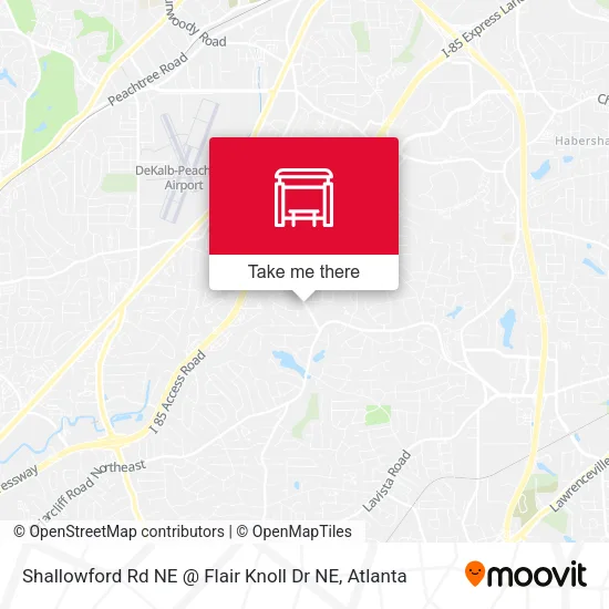 Shallowford Rd NE @ Flair Knoll Dr NE map