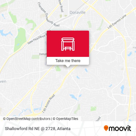 Mapa de Shallowford Rd NE @ 2728