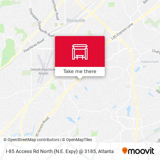 I-85 Access Rd North (N.E. Expy) @ 3185 map
