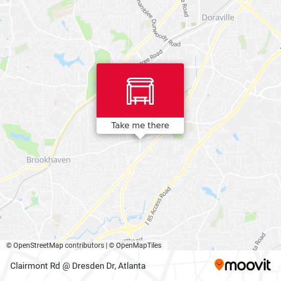 Mapa de Clairmont Rd @ Dresden Dr