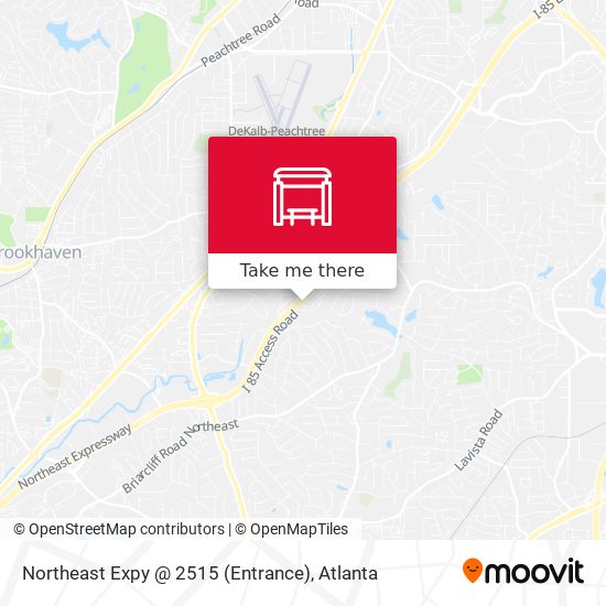 Northeast Expy @ 2515 (Entrance) map