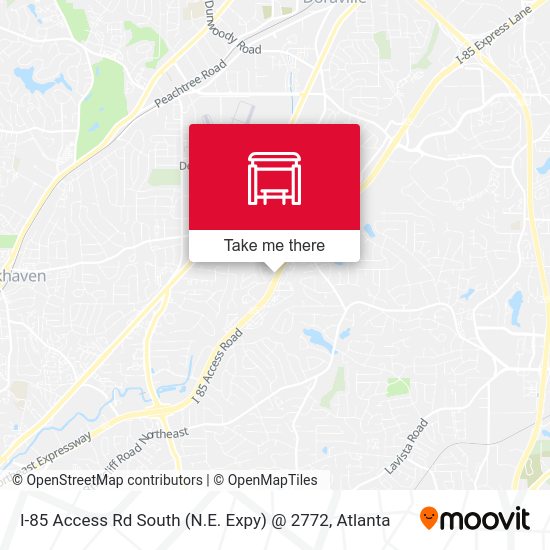 I-85 Access Rd South (N.E. Expy) @ 2772 map