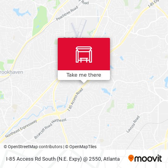 I-85 Access Rd South (N.E. Expy) @ 2550 map