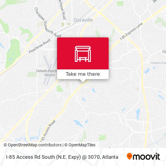 I-85 Access Rd South (N.E. Expy) @ 3070 map