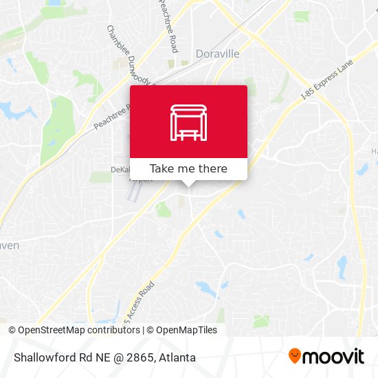 Shallowford Rd NE @ 2865 map