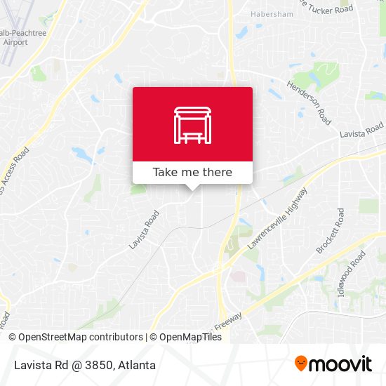 Lavista Rd @ 3850 map