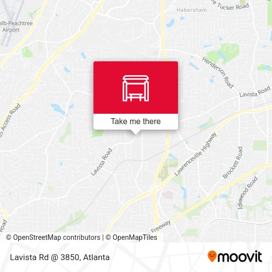 Lavista Rd @ 3850 map