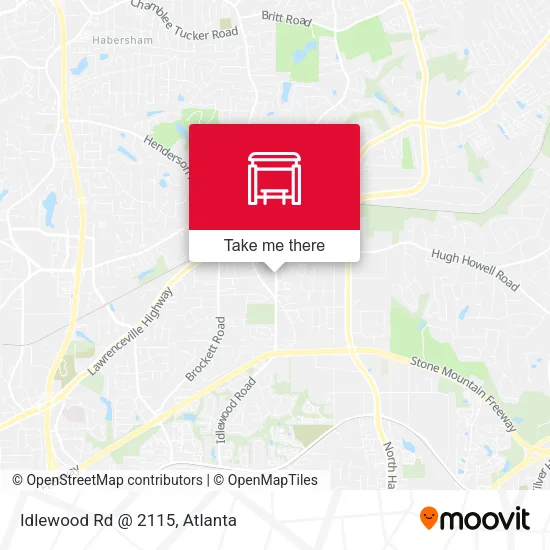 Idlewood Rd @ 2115 map