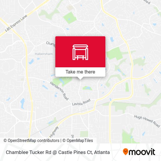 Chamblee Tucker Rd @ Castle Pines Ct map