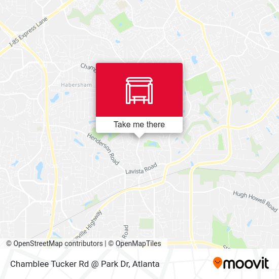 Chamblee Tucker Rd Park Dr parada Rutas, horarios y tarifas