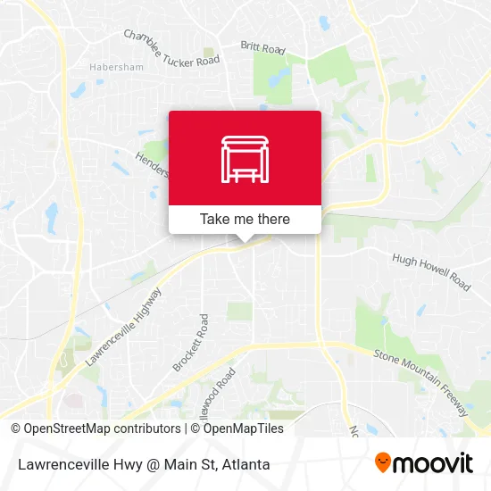 Lawrenceville Hwy @ Main St map