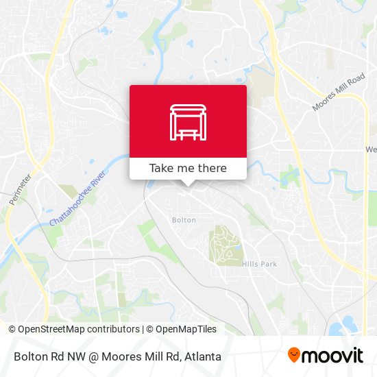 Bolton Rd NW @ Moores Mill Rd map
