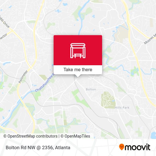 Mapa de Bolton Rd NW @ 2356
