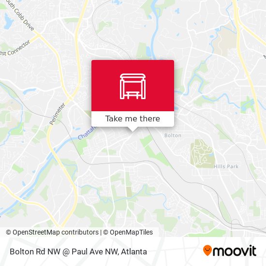Mapa de Bolton Rd NW @ Paul Ave NW