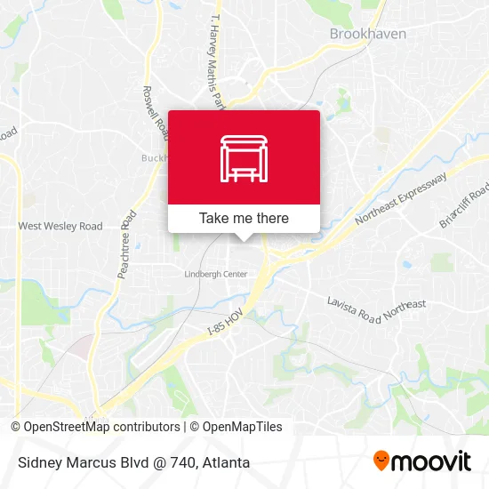 Sidney Marcus Blvd @ 740 map