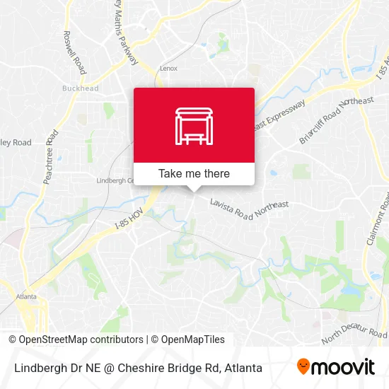 Lindbergh Dr NE @ Cheshire Bridge Rd map