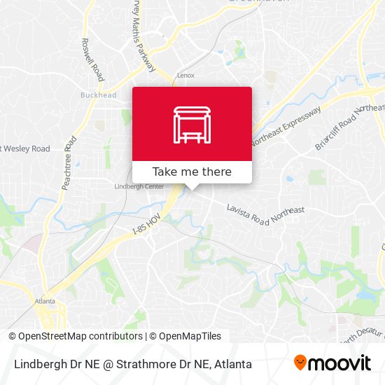 Lindbergh Dr NE @ Strathmore Dr NE map