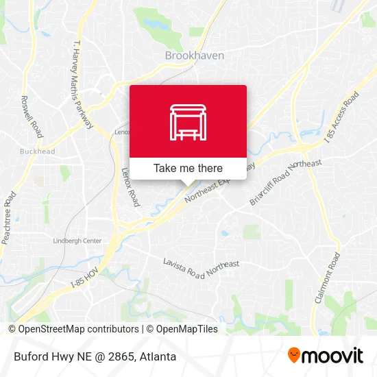 Mapa de Buford Hwy NE @ 2865