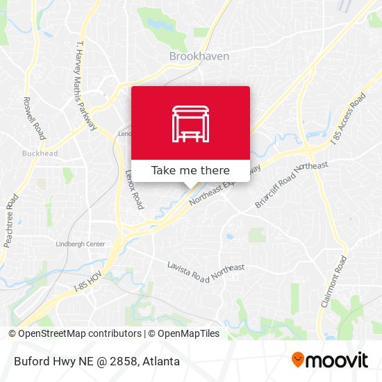 Mapa de Buford Hwy NE @ 2858