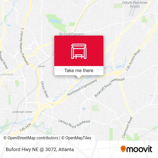 Buford Hwy NE @ 3072 map
